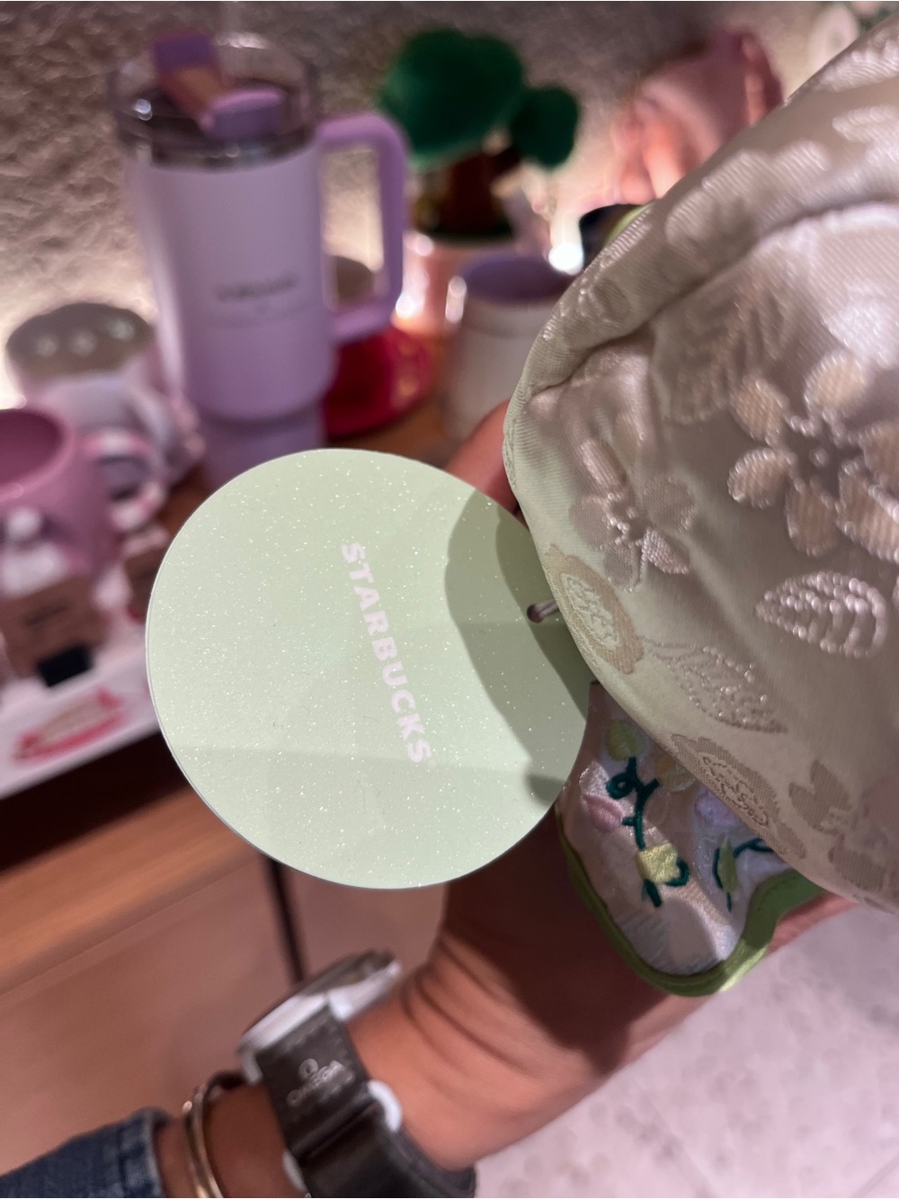 NEW Starbucks China 2026 Spring Auspicious Pattern 20oz Bear Manager Glass Cup - Picture 6 of 6